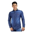 thumbnail image 1 of Camisa De Mezclilla Lisa Manga Larga Para Hombre Slim Fit, 1 of 2