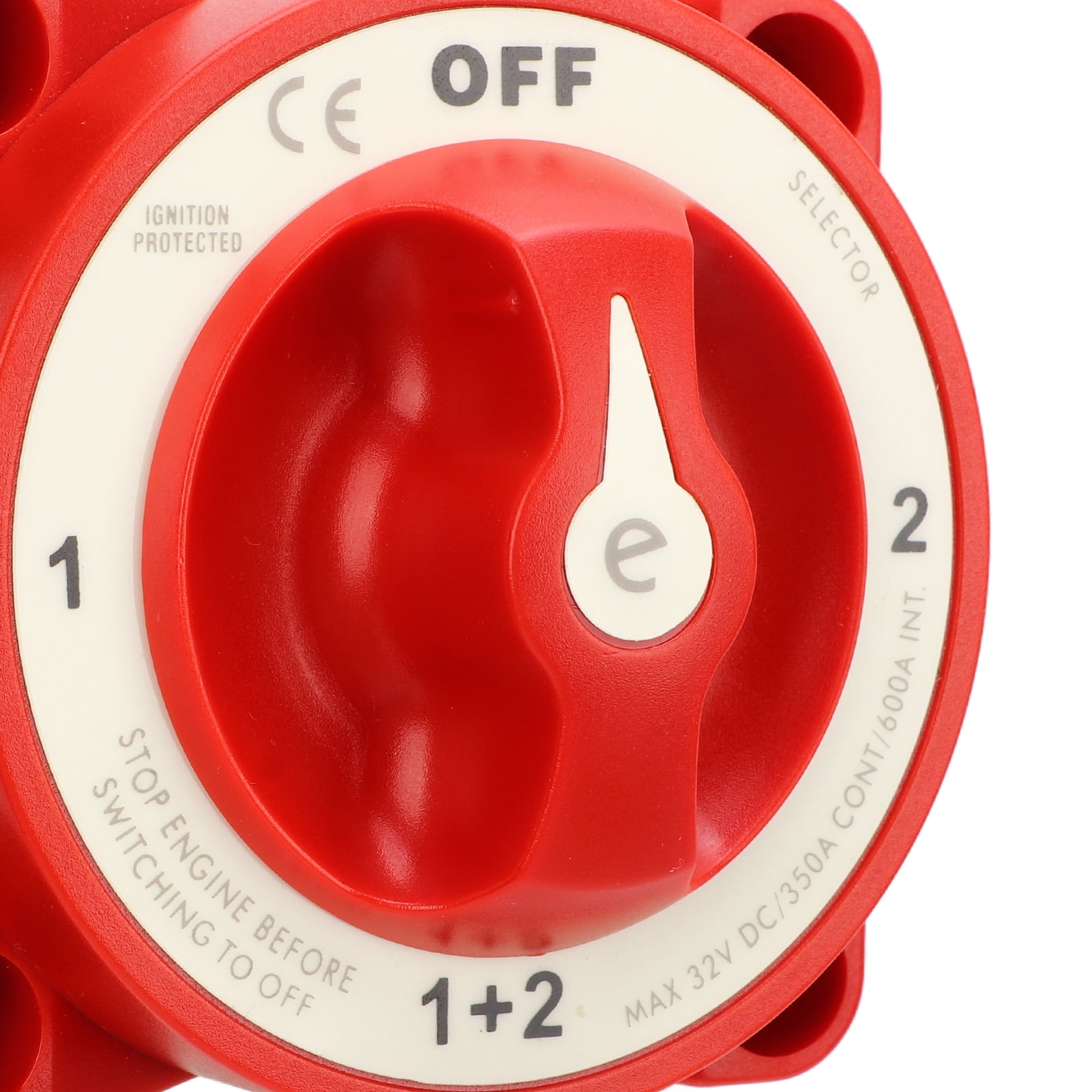 Battery Disconnect Switch 4 Gear Position Power Off Isolation for Marine Boat Yacht RV