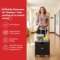 thumbnail image 3 of Rolling Crate Debest Products Quik Cart 360 con asiento de 360 L, color negro, 3 of 7