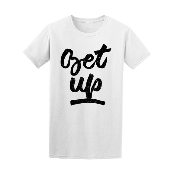 Get Up Ink Calligraphy Tee Men's -Image by Shutterstock