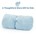 thumbnail image 4 of Teler Weighted Blanket for Kids，Weighted Lap Blanket（36 x 48，3lbs）, Sky Blue, 4 of 7