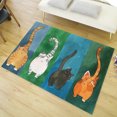 thumbnail image 1 of Doormat Cat Pattern Non Slip Paillasson Chat Kitchen Curtains For  Welcome Doormat Carpet Mat Indoor Outdoor Entrance, 1 of 8