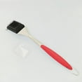 thumbnail image 2 of Brosse et Grattoir pour Gril BBQ en Acier Inoxydable de 41 cm - Manche Long Sans Poils, Trousse de Nettoyage pour Gril BBQ en Acier Inoxydable pour Grils Infrarouges au Gaz et au Charbon, 2 of 5