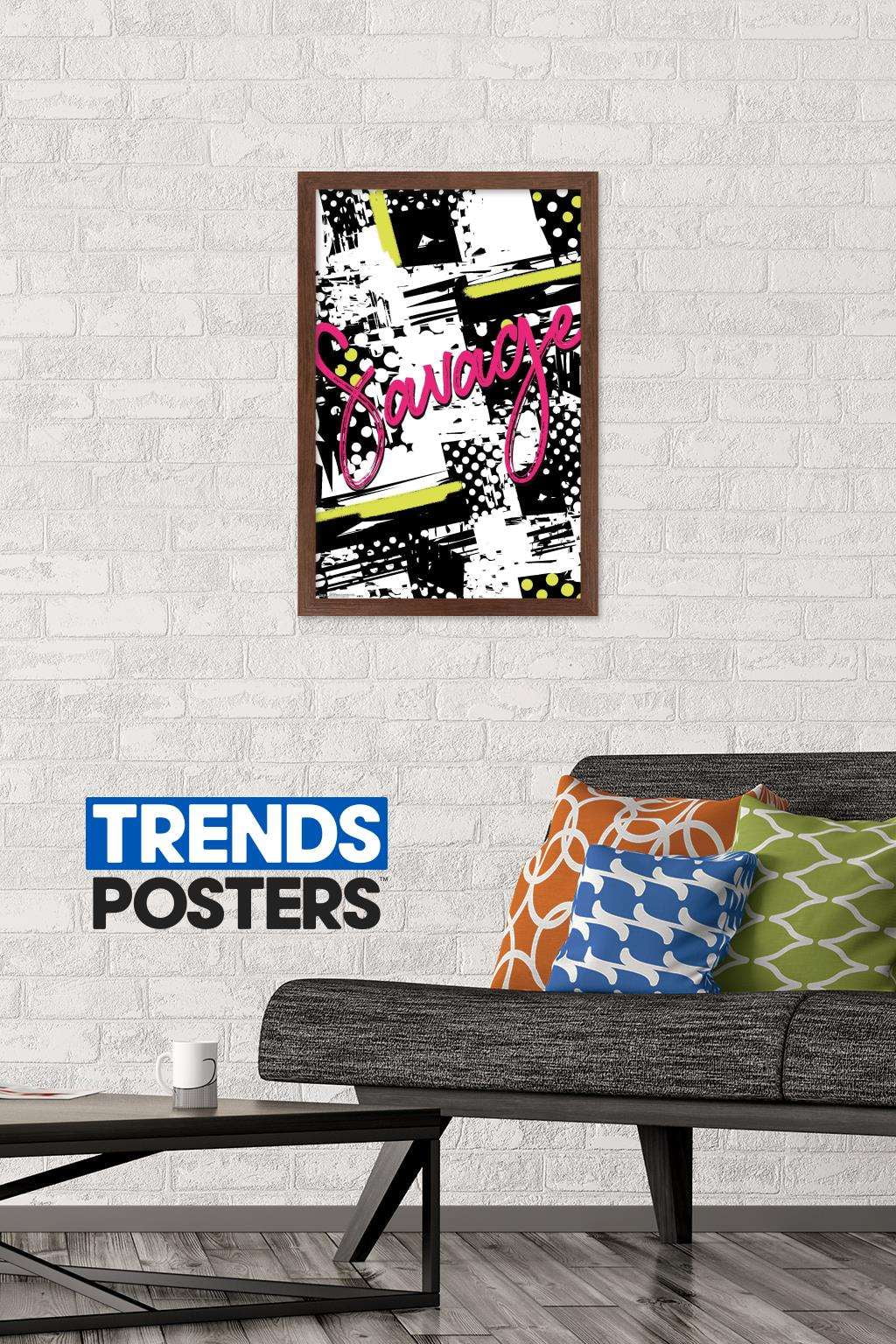 Savage Wall Poster, 14.725" x 22.375", Framed