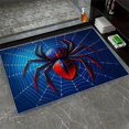 thumbnail image 5 of Multicolor Spider Web Pattern Area Rug with Non-Slip Rubber, 5 of 9