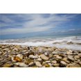 thumbnail image 1 of Posterazzi DPI1880935 Sea Washing In Onto Sandy Beach Poster Print, 17 x 11, 1 of 1