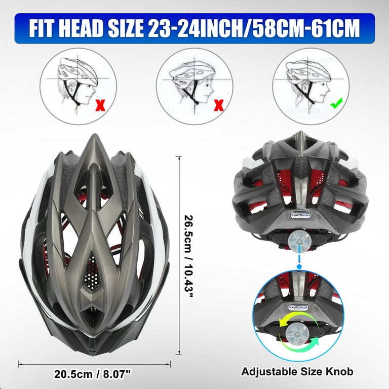 Adult Road Cycling Helmet Mountain Bike Helmet with 2 Sun Visors