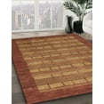 thumbnail image 2 of Ahgly Company Indoor Rectangle Abstract Chocolate Brown Abstract Area Rugs, 7' x 10', 2 of 6