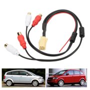 Audio Cable Line Adapter Abs Rca 6 Pin Out Accessory Part Replacement For Grundig