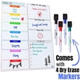 thumbnail image 5 of Mr. Pen- Magnetic Dry Erase Weekly Calendar for Fridge, 14.7 x 11.8", Weekly Dry Erase Board, 5 of 8