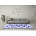 thumbnail image 3 of Ahgly Company Machine Washable Indoor Rectangle Oriental Blue Traditional Area Rugs, 2' x 4', 3 of 4