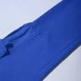 thumbnail image 7 of Tosmy Men's Pants Men Fitness Running Pants Lace Up Loose Waist Wide Foot Solid Color Pocket Loose Wool Sweatpants Comfortable, 7 of 7