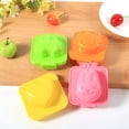 thumbnail image 5 of Moldes para Huevos, 6 Piezas de Moldes para Huevos Cocidos, Molde de Arroz Casero de Cocina con Forma de Dibujos Animados, para Pastel, Fondant, Chocolate EOTVIA No, 5 of 5