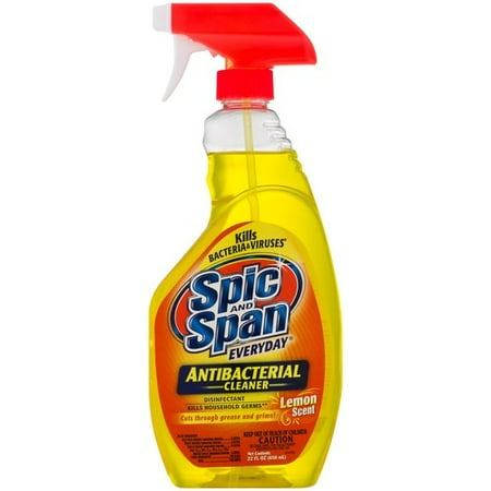 Spic and Span Everyday Lemon Scent Antibacterial Cleaner, 22 fl oz