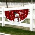 Christmas outdoor fan flag happy christmas home decoration christmas