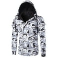 thumbnail image 2 of Men's Autumn&Winter Fashion Camouflage Long Sleeved Hooded Cotton Parkas, 2 of 3