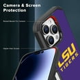 thumbnail image 5 of Apple iPhone 13 Pro Max (6.7) / 12 Pro Max (6.7) - Licensed NCAA University of LSU Tigers Logo on Purple Textured Dual Layer Case, 5 of 5