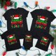 thumbnail image 1 of Conjunto familiar informal de vacaciones navideñas, gorro navideño y familia, 2024, trajes familiares a juego, ropa de manga corta para fiesta navideña, 1 of 5