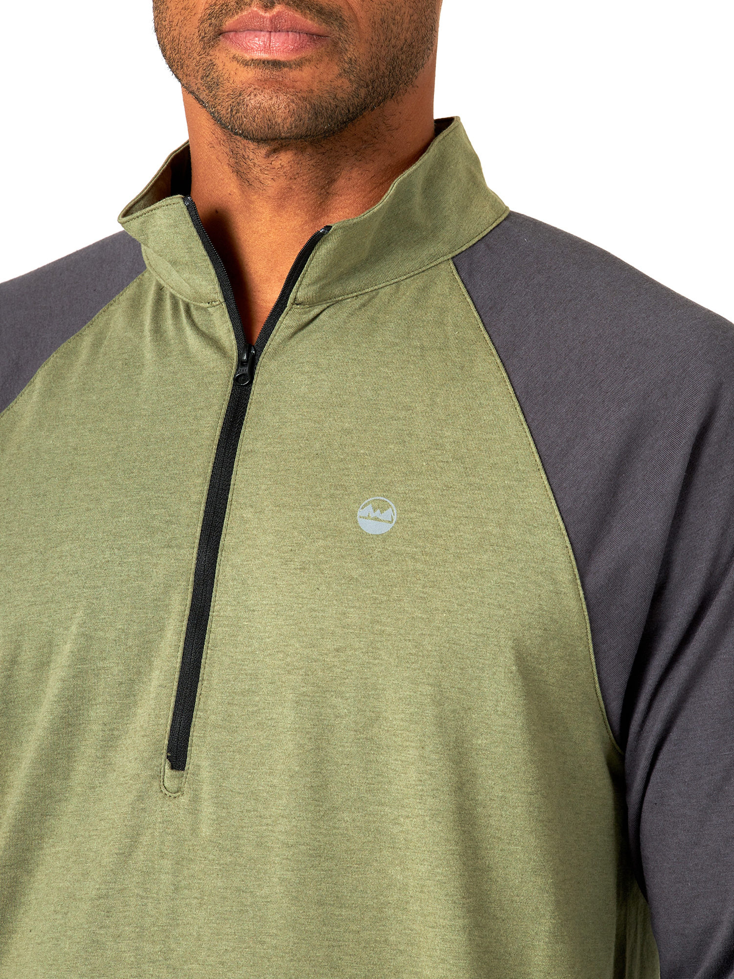 Wrangler Men's Long Sleeve Layering Knit - 1/2 Zip
