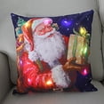 thumbnail image 4 of Funda de almohada de Navidad con luces LED, decoración de habitación, regalo de Año Nuevo para niños, 45 cm, 4 of 4