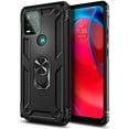 thumbnail image 5 of Nagebee Case for Motorola Moto G Stylus 5G (2021) with Tempered Glass Screen Protector (Full Coverage), Military Armor [Magnetic Ring Holder & Kickstand] Shockproof Cover (Black), 5 of 6
