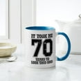 thumbnail image 4 of CafePress - This Is What 70 And Awesome Look - 11 oz Ceramic Mug - Novelty Coffee Tea Cup, 4 of 4