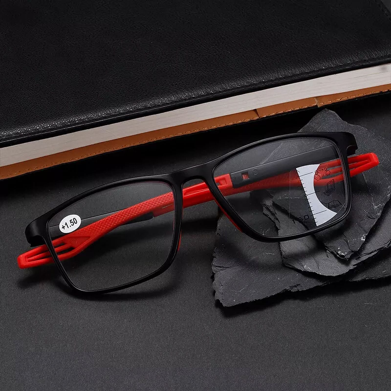 8PK Men Women Multifocus No Line Progressive Reading Glasses Multifocal Readers