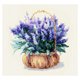thumbnail image 1 of (2319) Hilo Algodón Ecológico 11CT 3 Hebras 37*37CM Lavanda Punto Cruz Serie Flores Tela Hecha A Mano Kit Bordado Diy (instrucciones en Inglés) (sku Principal Tiene Video), 1 of 9