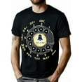 thumbnail image 1 of Camiseta con estampado de teléfono vintage, informal, de verano, de manga corta y cuello redondo, para hombre, versátil y moderna, ideal para el día a día, de corte regular, ideal para la familia., 1 of 7
