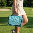 thumbnail image 2 of Pzuqiu Quilted Golf Cart Seat Covers Keep Seat Cool in Summer Soft, Compatible with Golf Club Outdoor Golf Cart Seat Towel Blanket Covers(Waves), 2 of 4