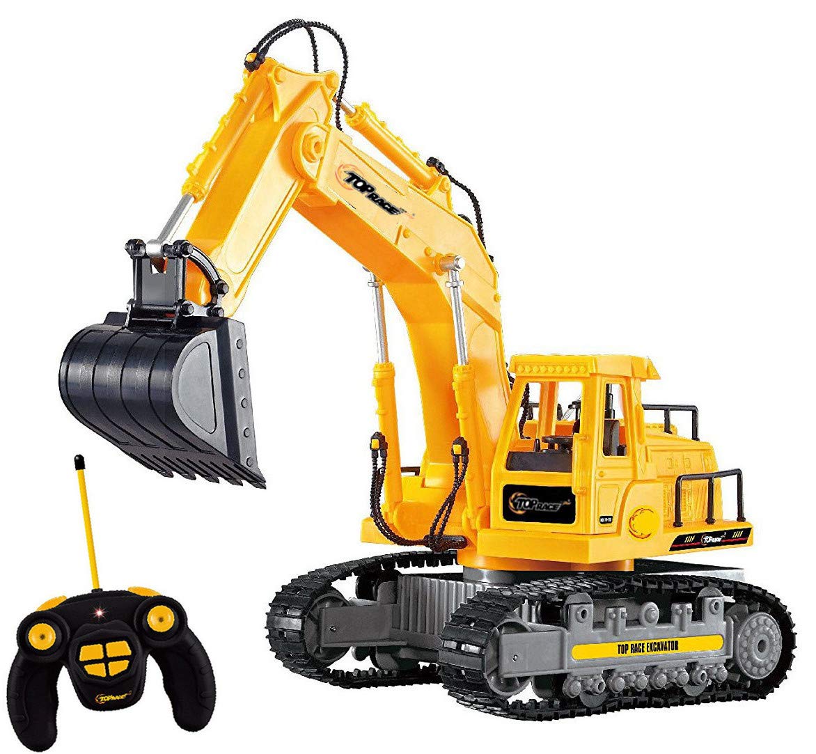 top race 23 channel full functional remote control excavator construction tractor
