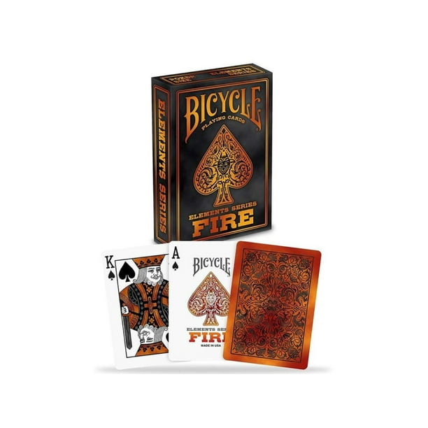 bicycle fire element poker size standard index playing cards bicycle fire element poker size standard index playing cards