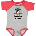 thumbnail image 3 of Inktastic Boys Future Pilot Panda Boys Baby Bodysuit, 3 of 5