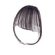 thumbnail image 5 of Flequillo de aire falso con clip en postizos de cabello Marrón y negro, 5 of 8