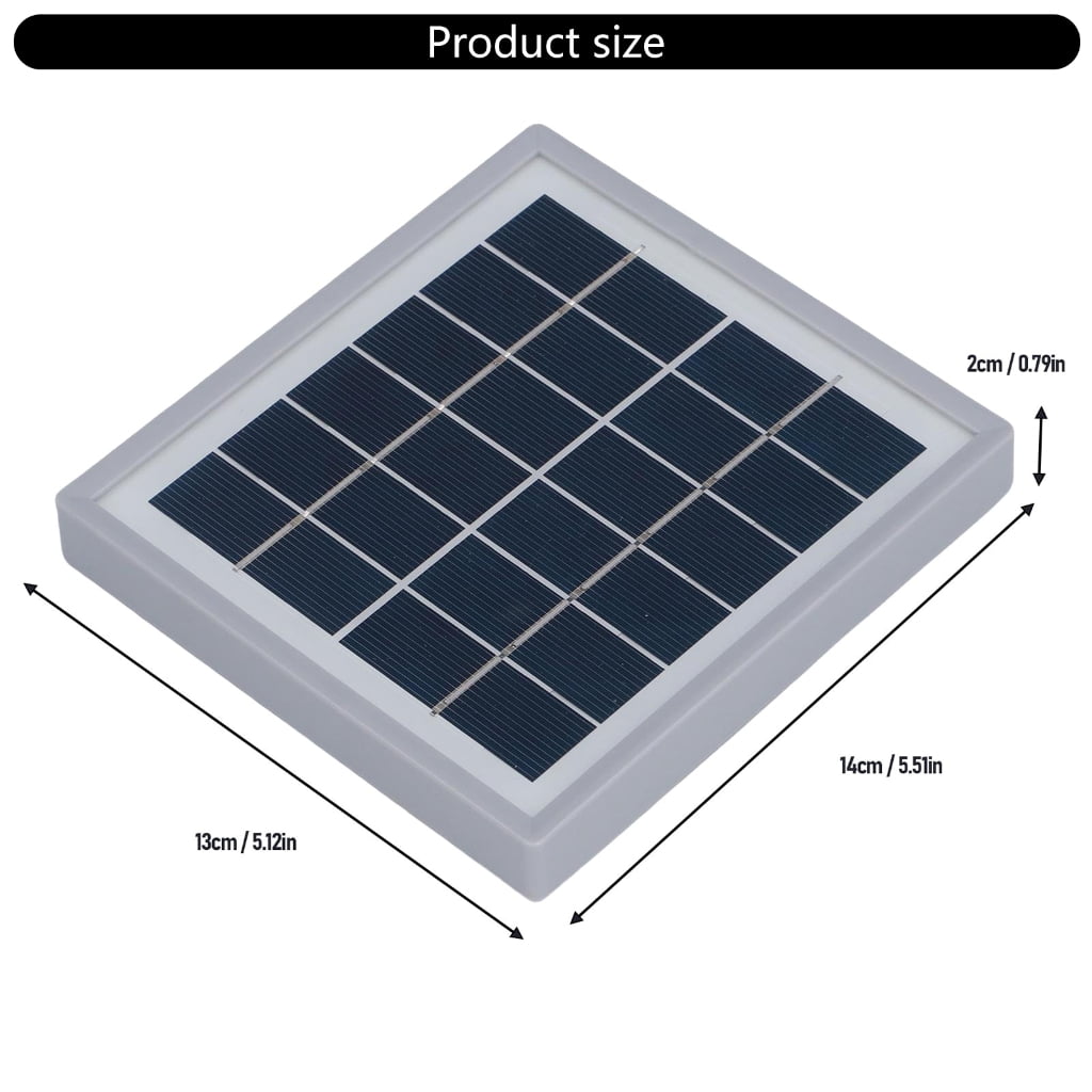 YIGSECU Pack Of 2 Foldable Solar Charging Panel 5W USB Output for Outdoor Activity