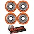 thumbnail image 3 of Labeda Asphalt Inline Roller Hockey Wheels 68mm Orange 85A 4-Pack Bones Reds, 3 of 3