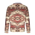thumbnail image 6 of WEIWEN Quarter Zip Sweatshirt for Women Trendy 2026 Sherpa Western Aztec Fall Outfits Womens Sweaters Dressy Casual Long Sleeve Collared Zip Up Jackets Watermelon Red, L, 6 of 7