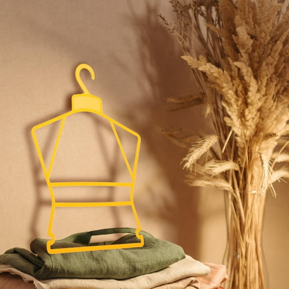 YSNOOWE 10Pcs Hangers for Baby Clothes Orange Plastic Simple Design Craftsmanship