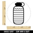 thumbnail image 2 of Hydration Tracker Water Bottle Self-Inking Rubber Stamp Ink Stamper - Orange Ink - Small 3/4 Inch, 2 of 7