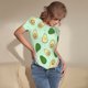 thumbnail image 3 of Balery Avocado Body de cuello redondo de manga corta para mujer Tops de manga corta Tops básicos-X-Large, 3 of 7
