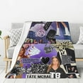 thumbnail image 2 of Flannel Blanket Tates Music McRae Nap Blanket Air Conditioning Blankets Couch Bed Office Blankets Soft and Cozy 40"X30", 2 of 6