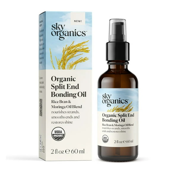 Sky Organics Organic Split End Bonding Oil, 2 Oz..