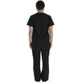 thumbnail image 3 of Vital Threads Men and Women Scrubs Set V-Neck Top & Drawstring Pant, VT509C, 3 of 9