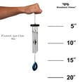 thumbnail image 2 of Woodstock Windchimes Agate Chime Blue, Wind Chimes For Outside, Wind Chimes For Garden, Patio, and Outdoor Décor, 18"L, 2 of 7