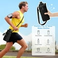 thumbnail image 3 of Mesh Water Bottle Holder with Adjustable Shoulder Strap and Pocket - Lightweight Carrier for Walking, Sports, Hiking, Camping, 3 of 6