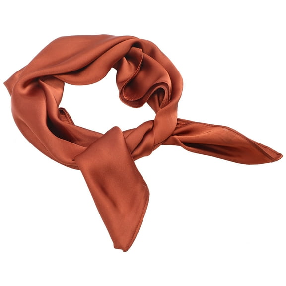 TEHAUX Ladies Scarf Imitated Silk Retro Style Lightweight Fashion Accessory for Office and Casual Wear 1 Set