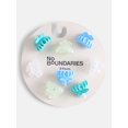 thumbnail image 2 of No Boundaries Mini Hair Claw Clips Set, 8-Pack, Women's, Blue Multi, 2 of 3