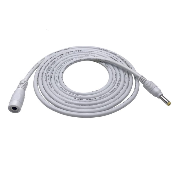 Yammee 4.0mmx1.7mm Male to Female Extension Cord Power Adapter Cable for LED Light