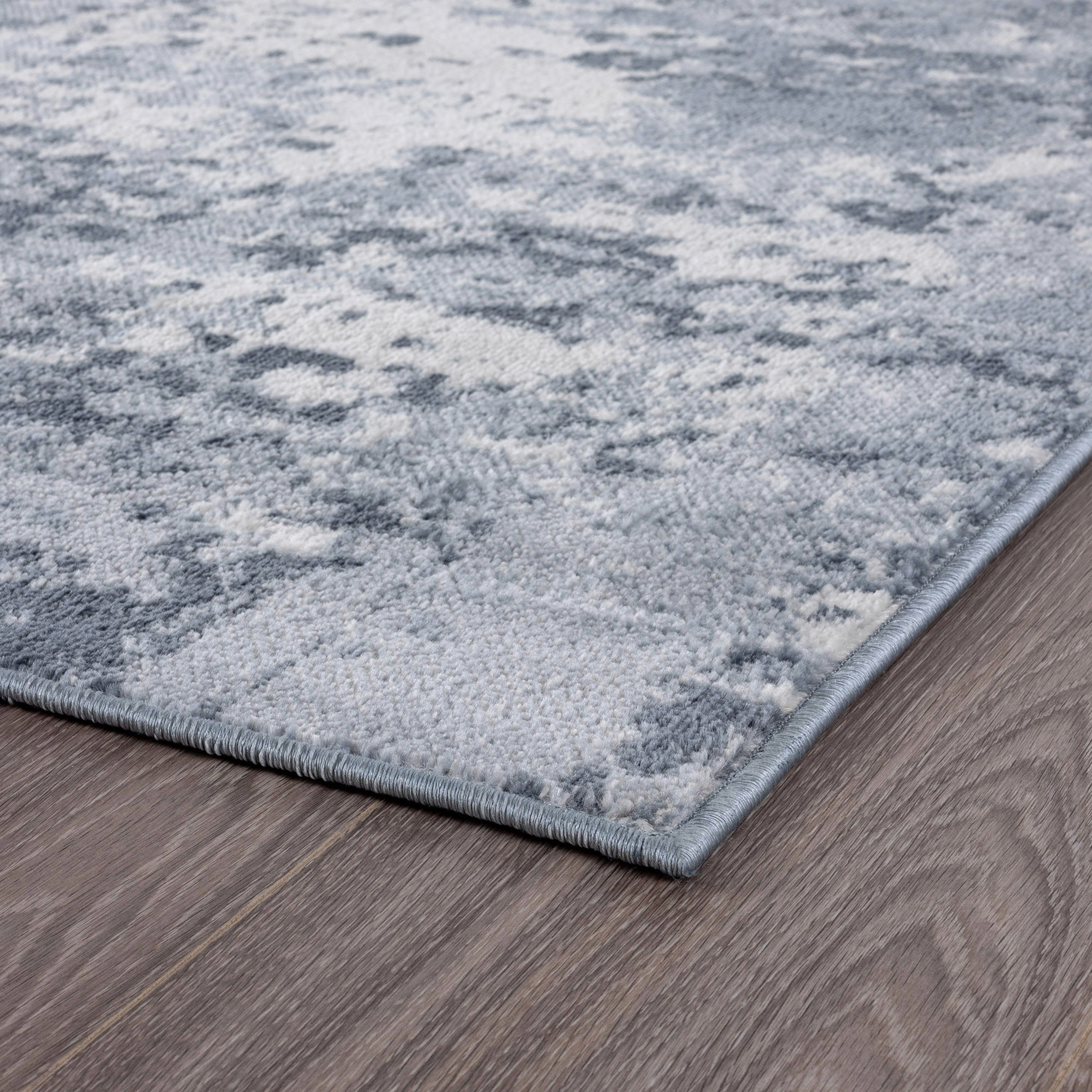 Bliss Rugs Modern Contemporary Abstract Area Rug, Indoor Rugs for Living Room, Dining Room, Bedroom | Gray, 5' x 7' (5'3''x7'3'')