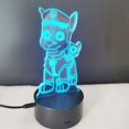 thumbnail image 3 of Luz Nocturna 3D Paw Patrol Toys Lámpara De Ilusión Control Táctil USB 7 Colores, 3 of 3